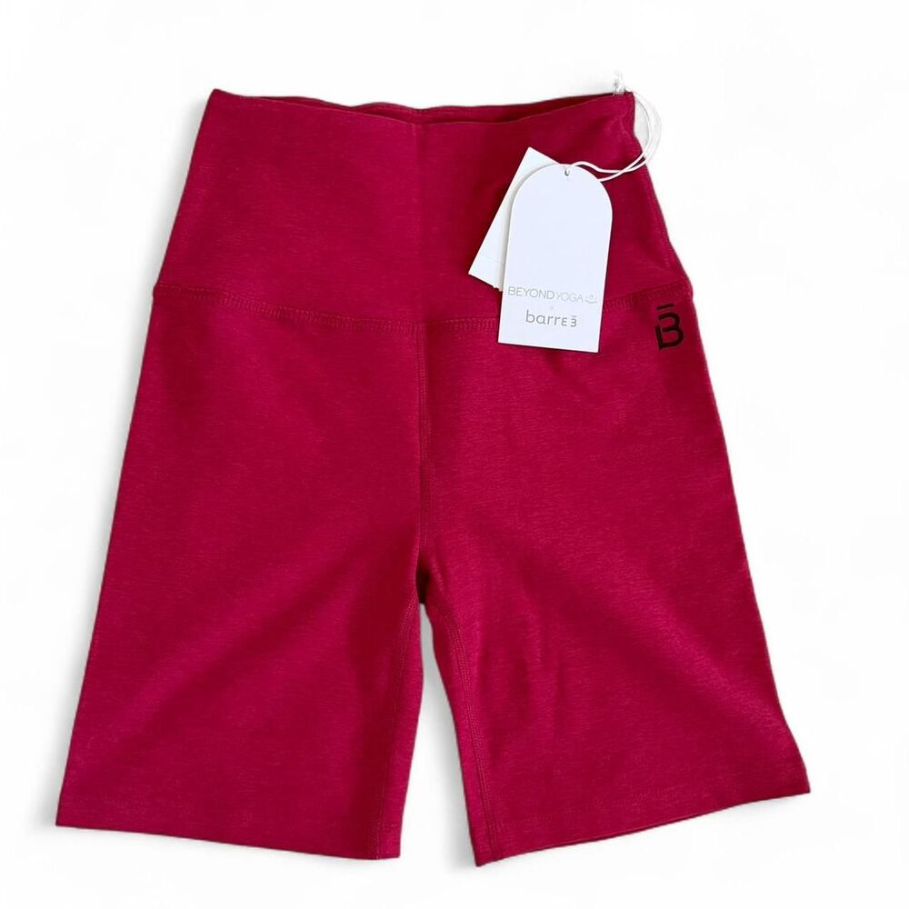 Beyond Yoga x Barre3 Spacedye Pink Bike Short - Size XS Best